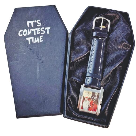 Disney Nightmare Before Christmas Watch Coffin Box CME LE - Picture 1 of 9